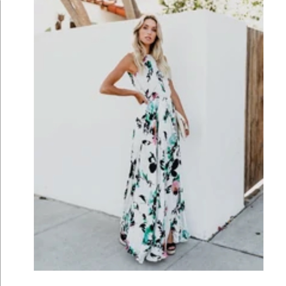 Floral halter maxi from Vici
